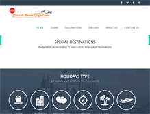Tablet Screenshot of niralitours.com